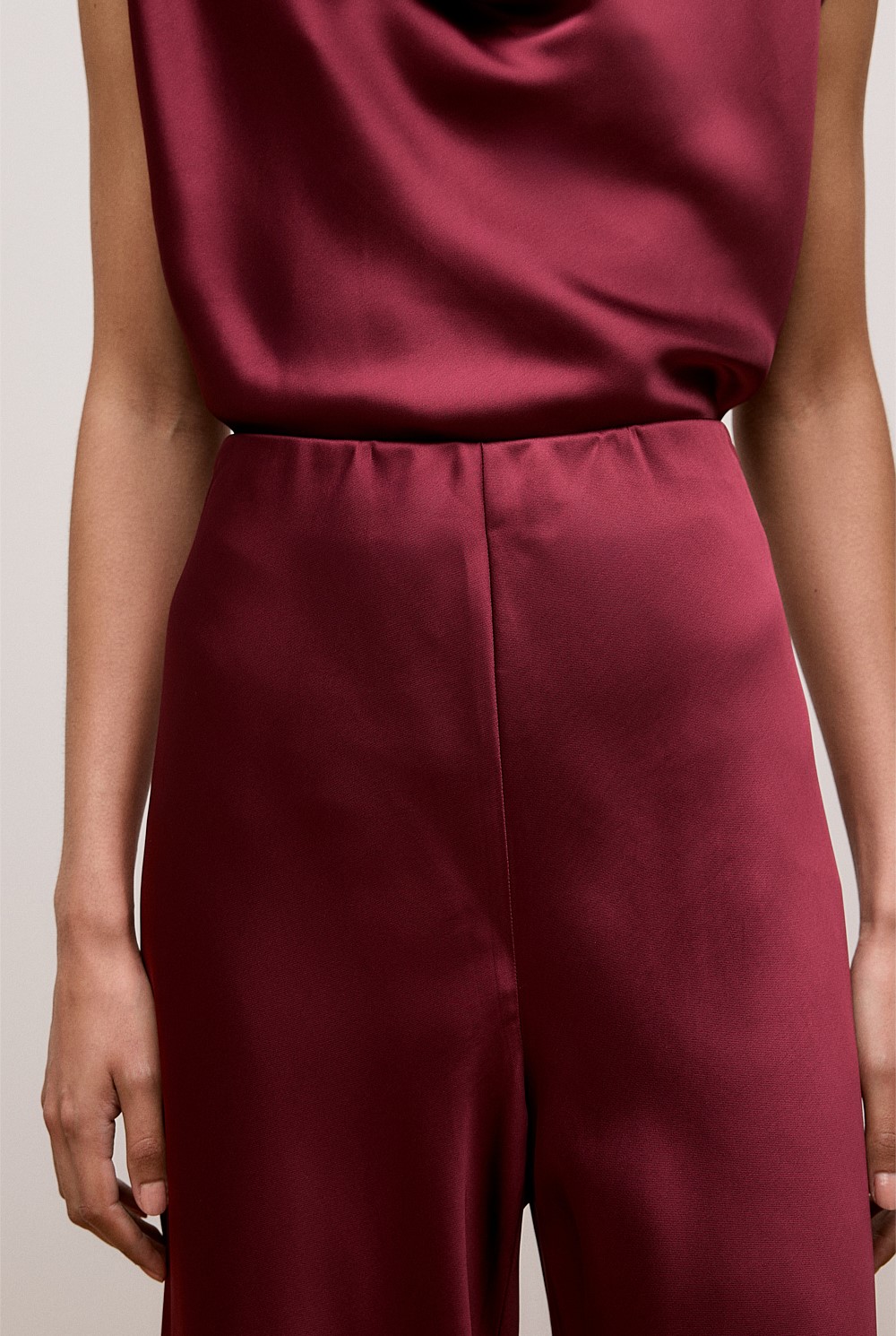 Satin Bias Cut Pant