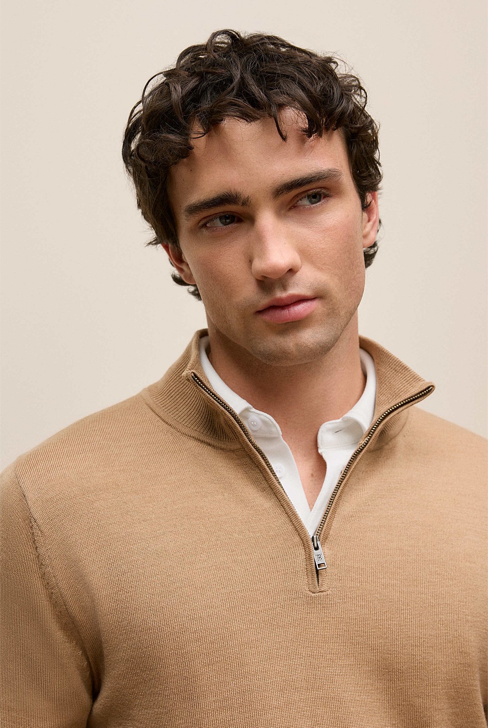 Merino Half Zip