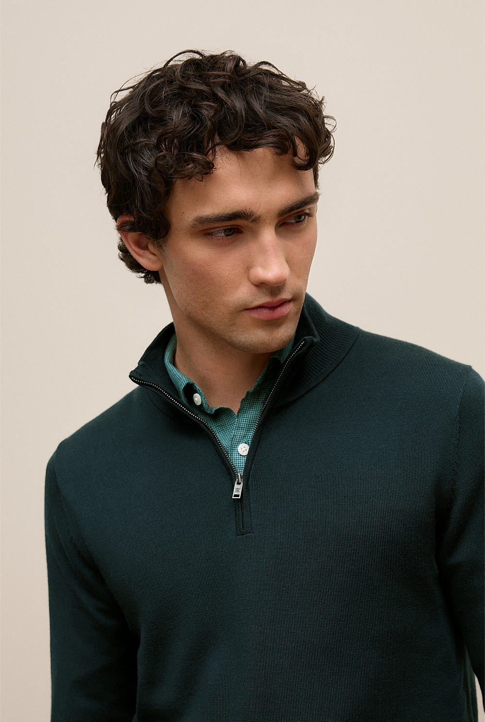 Merino Half Zip