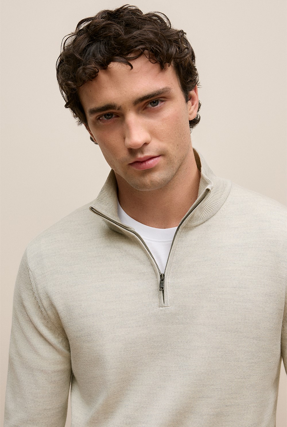 Merino Half Zip