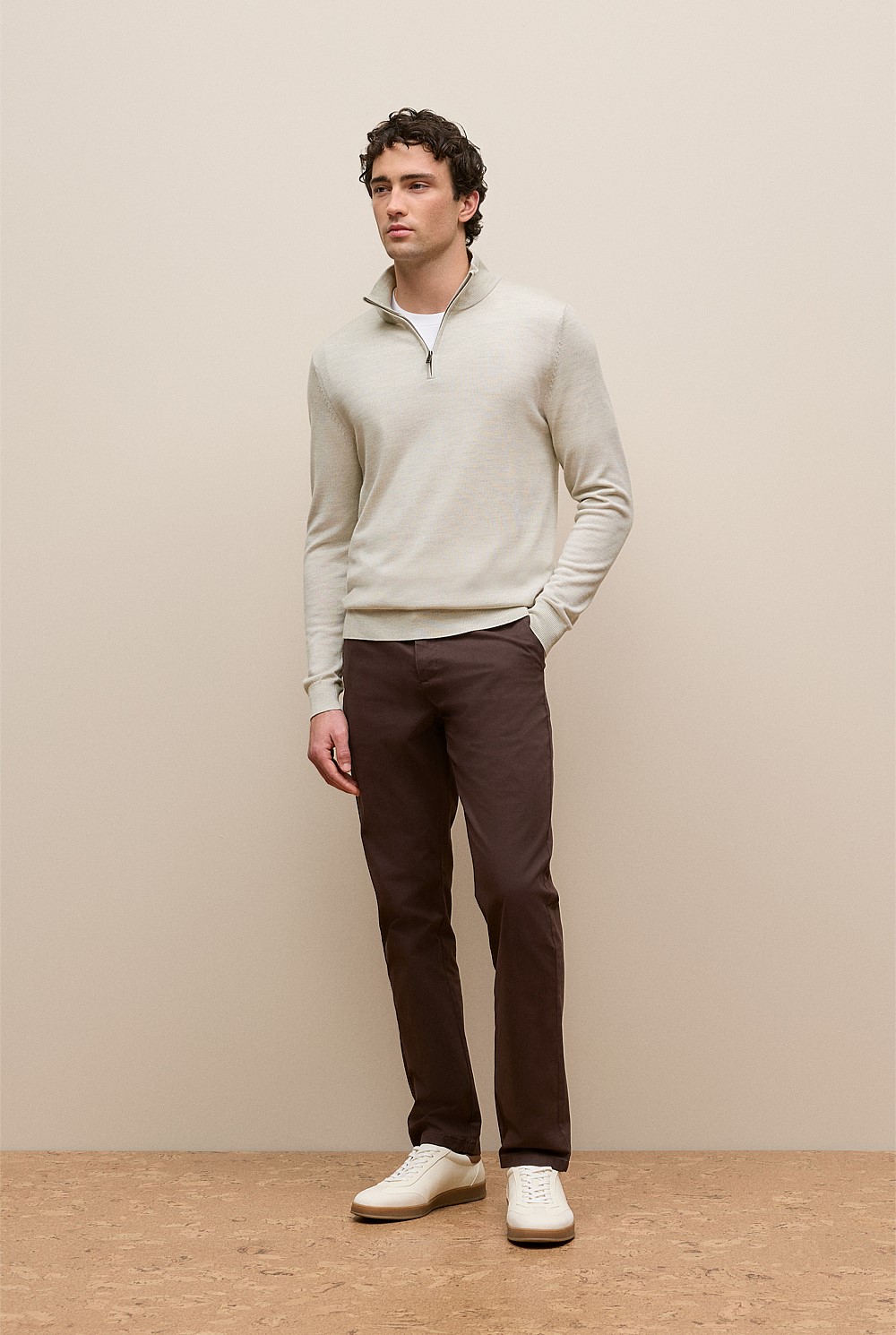 Merino Half Zip