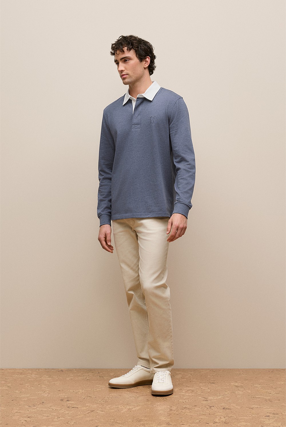 Jersey Cotton Monogram Rugby