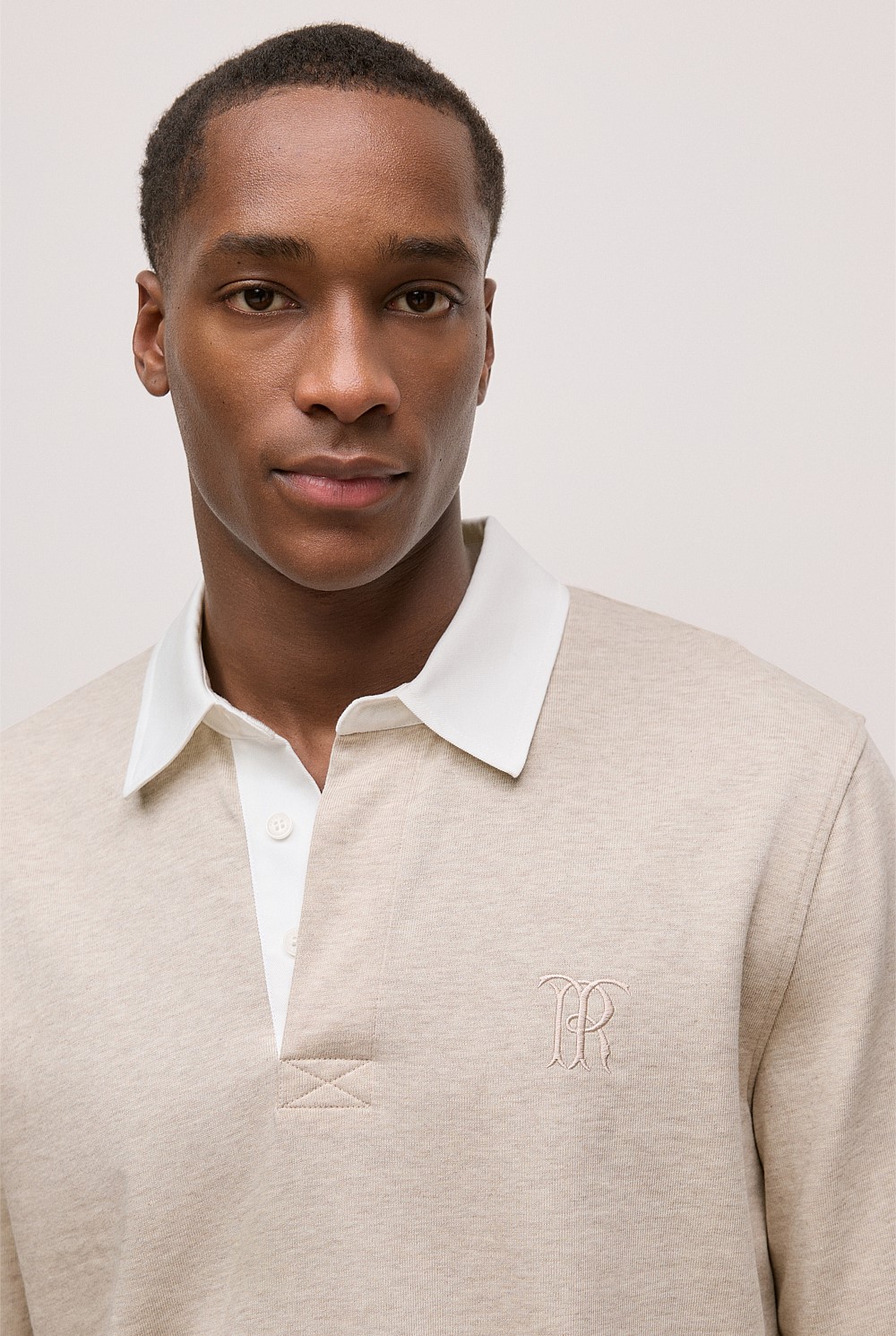 Jersey Cotton Monogram Rugby