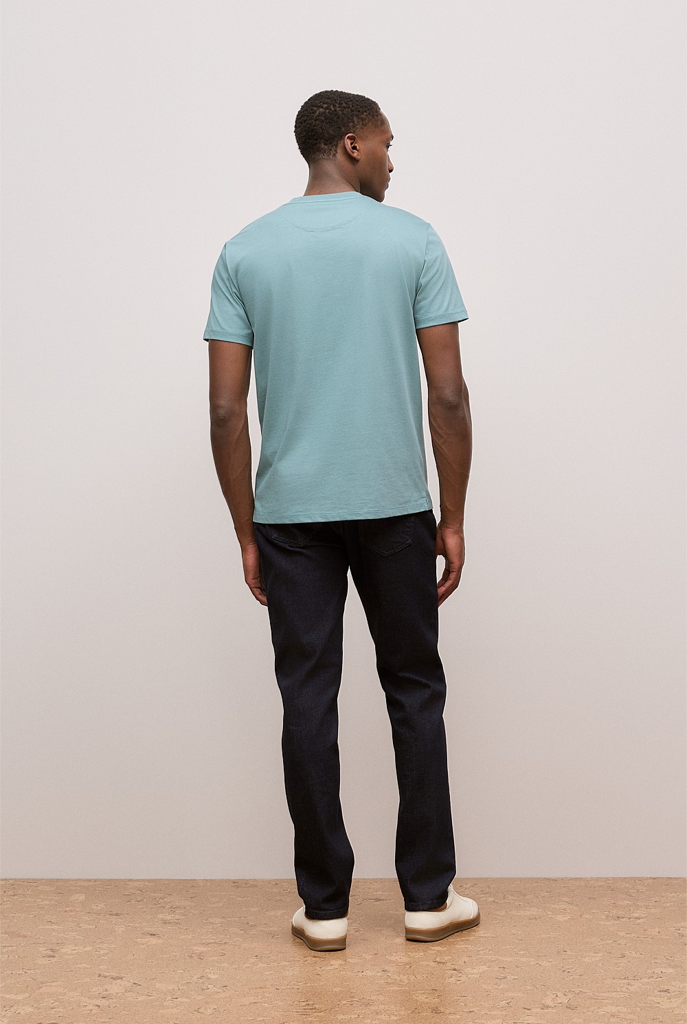 Cotton Jersey Crew T-shirt