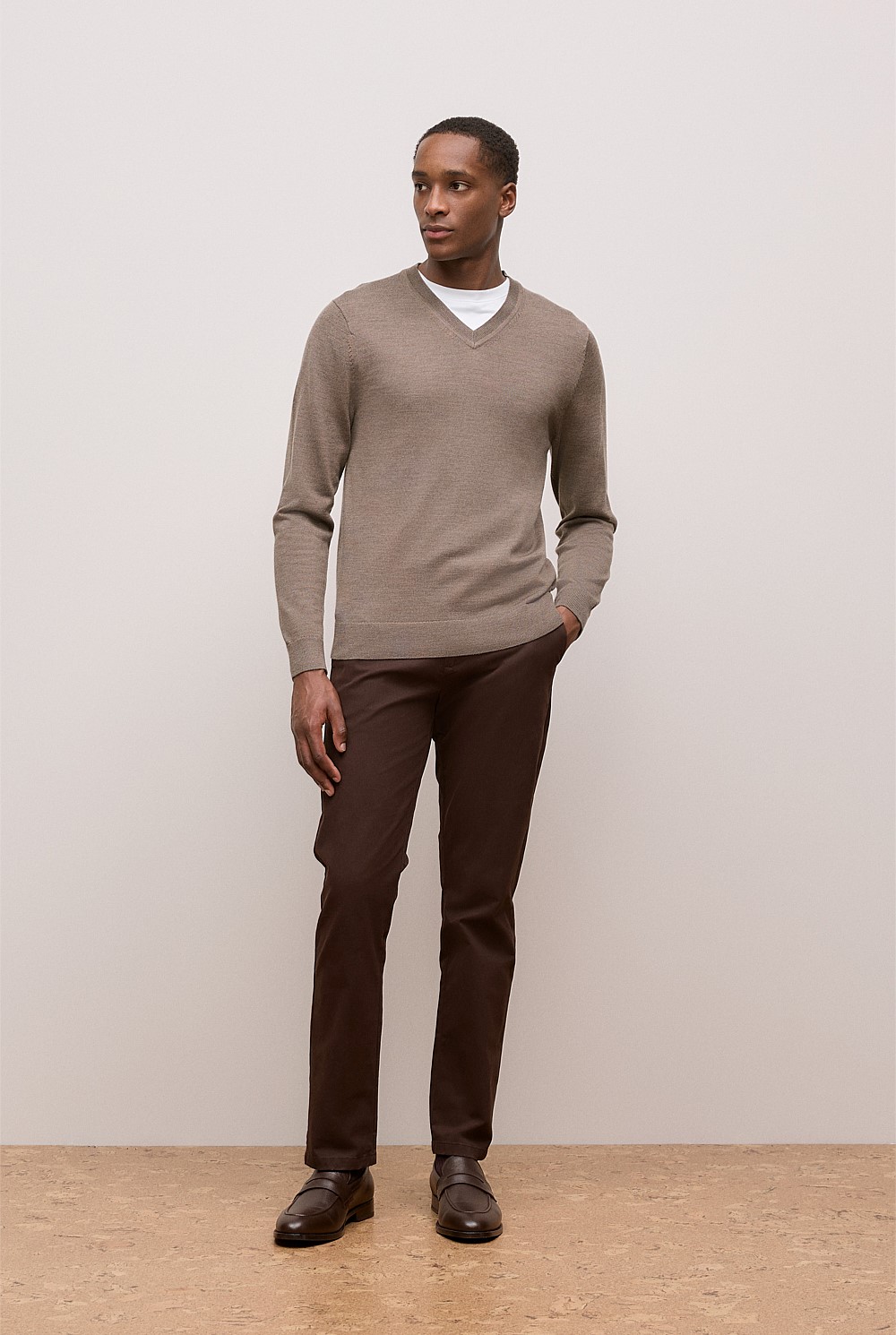 Merino V Neck