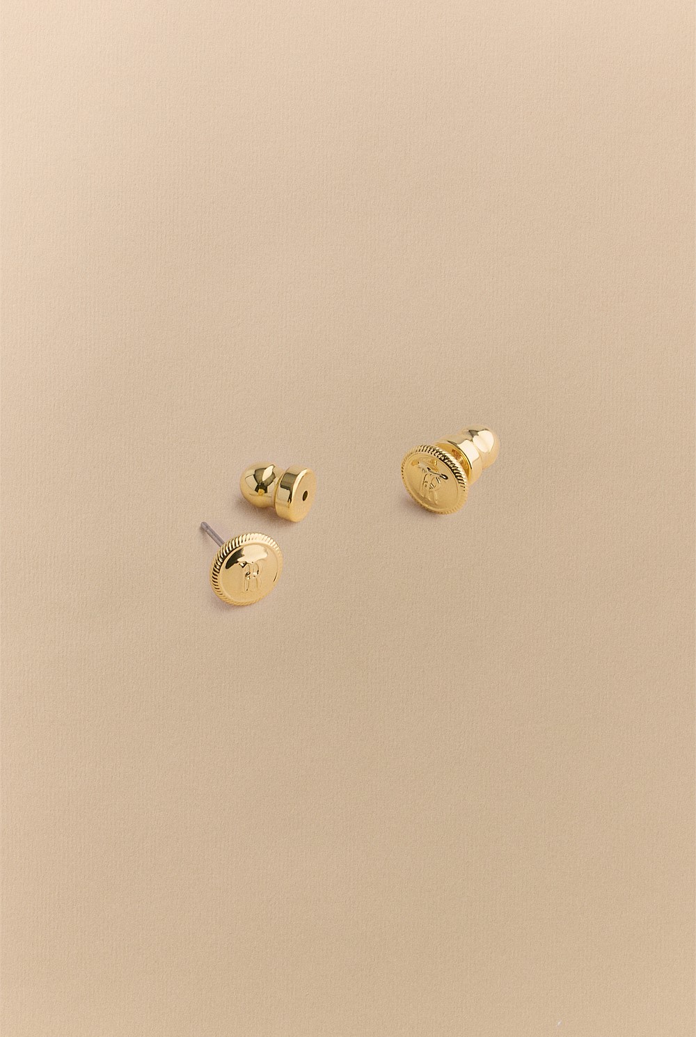 Monogram Stud Earrings