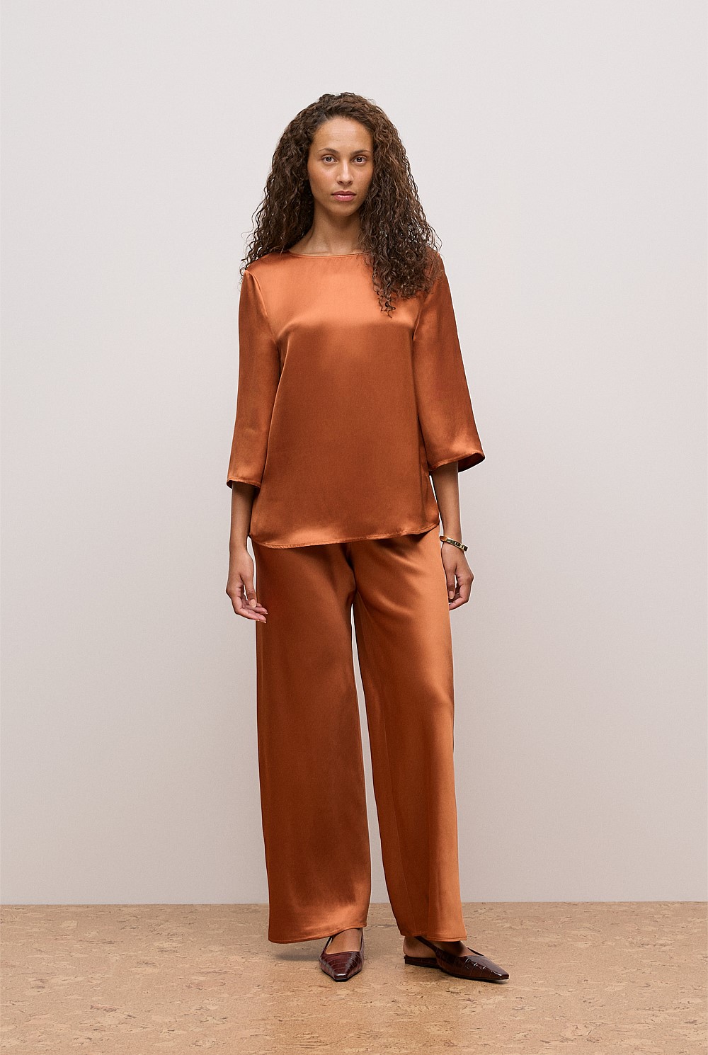 Satin Relaxed Blouse