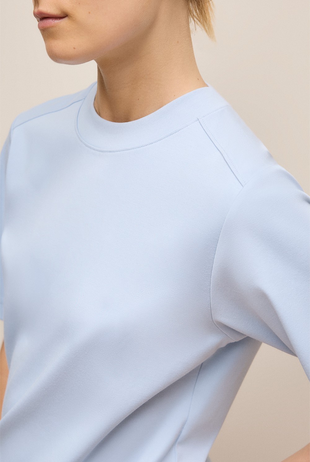 Cotton Modal Interlock T-shirt