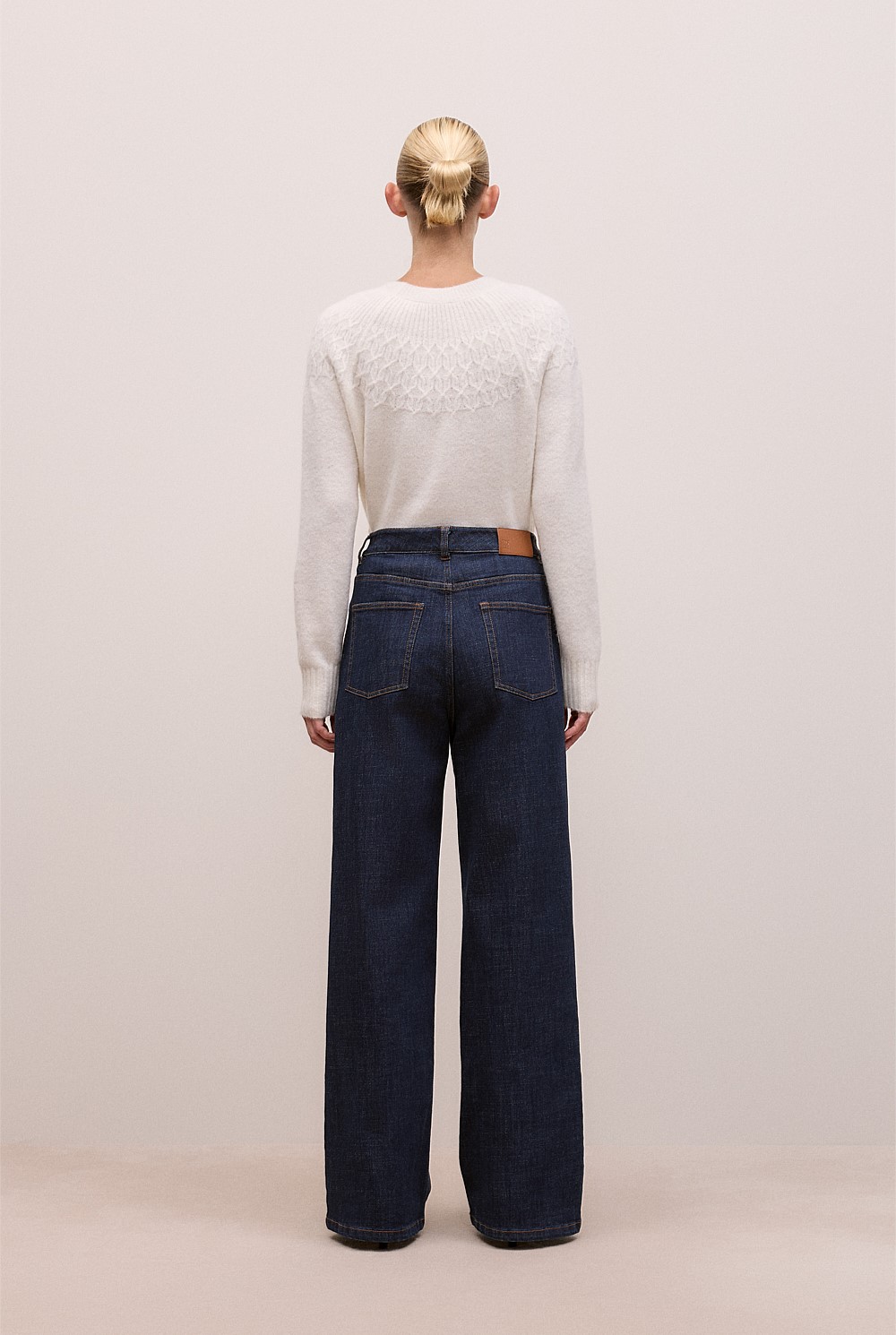Australian Cotton Blend High Waist Jean