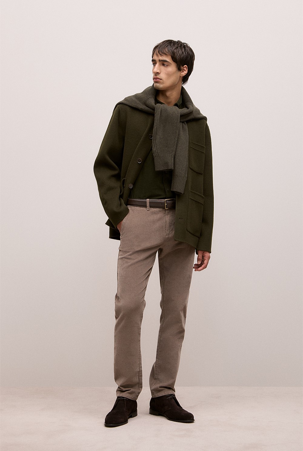 Double Faced Wool Chore Jacket