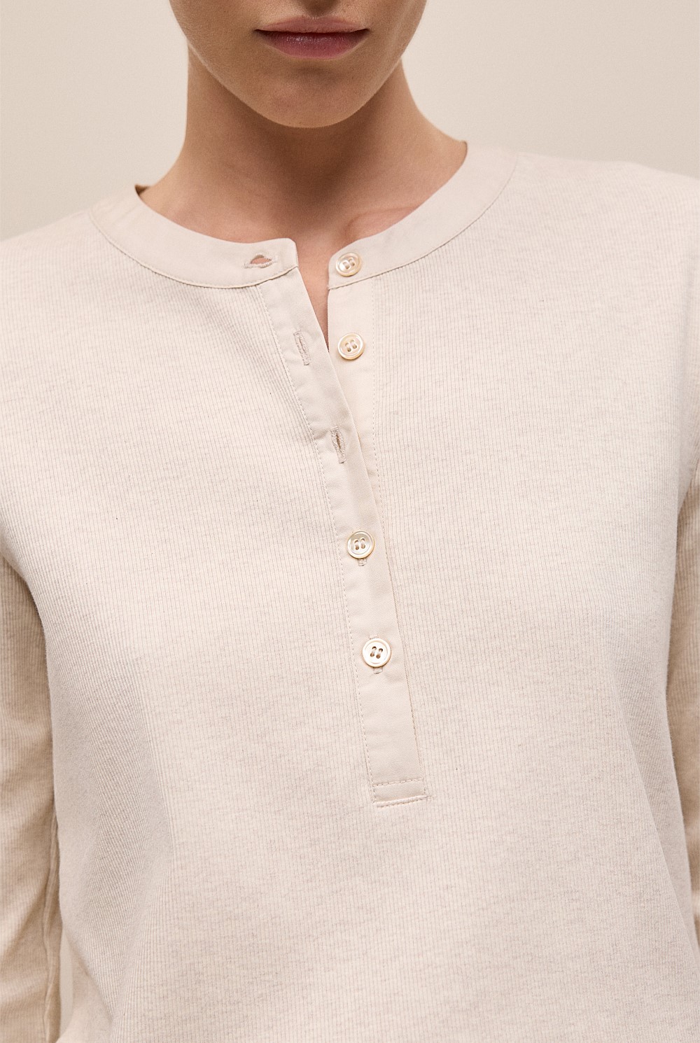Cotton Marle Henley