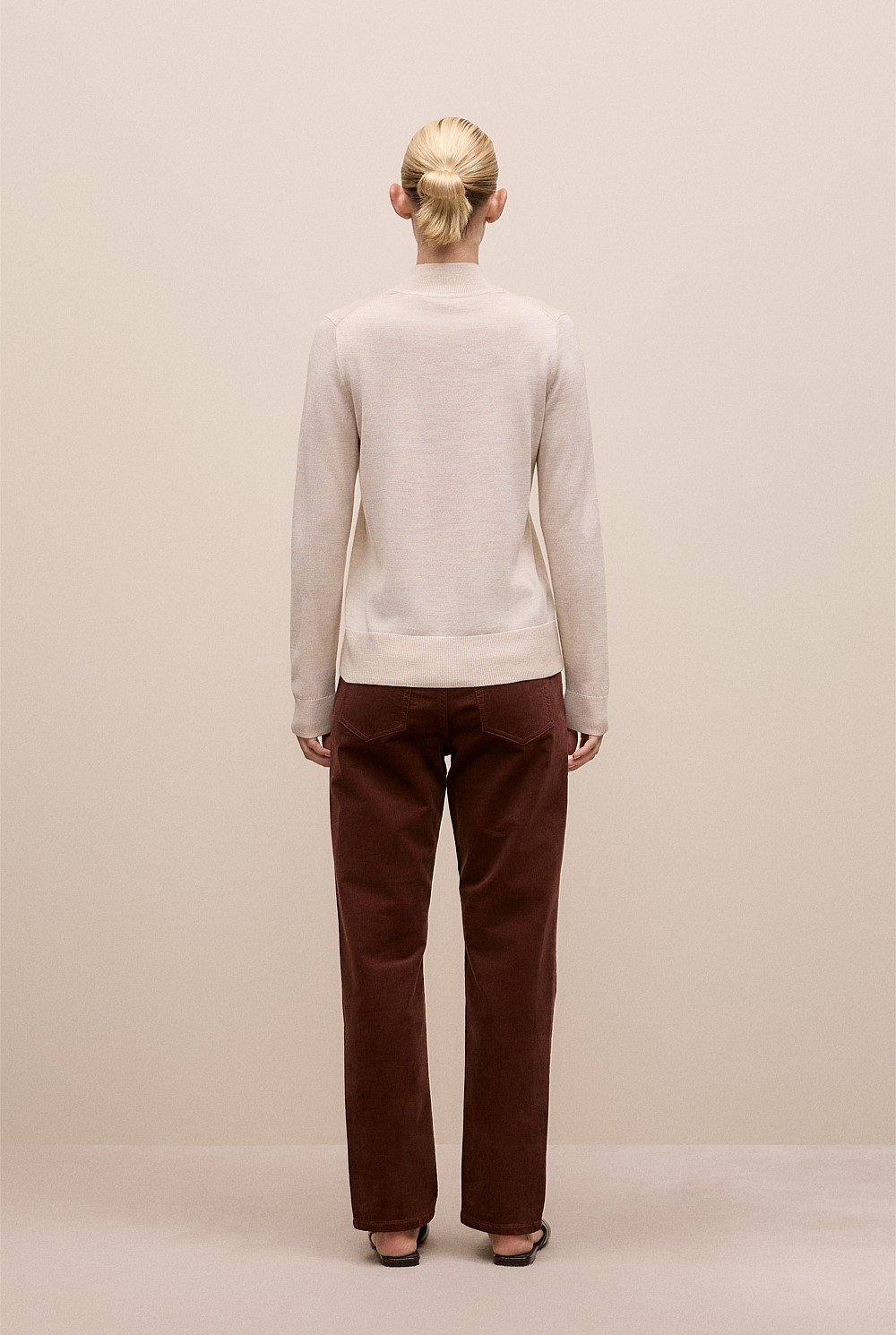 Merino Mock Neck