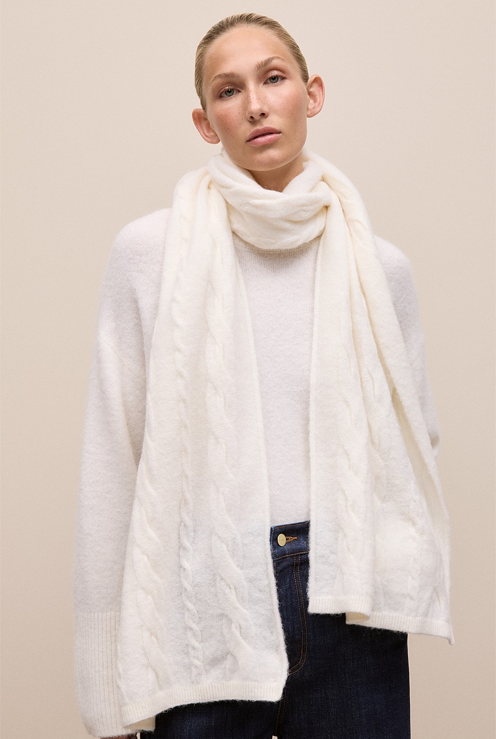 Cable Knit Scarf