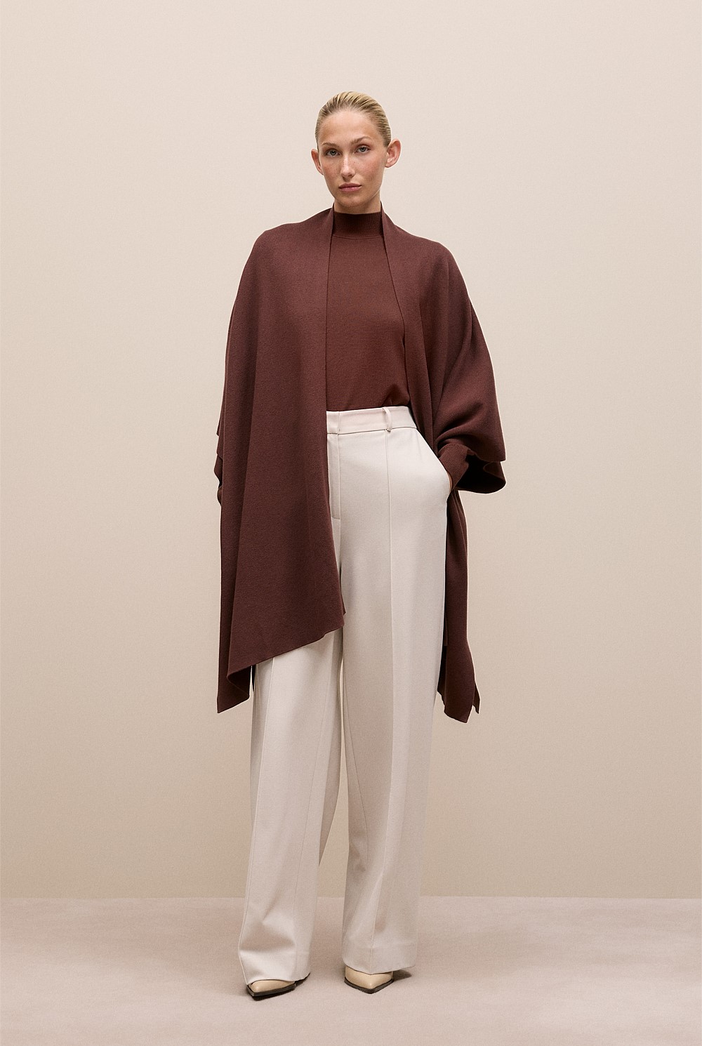 Merino Mock Neck