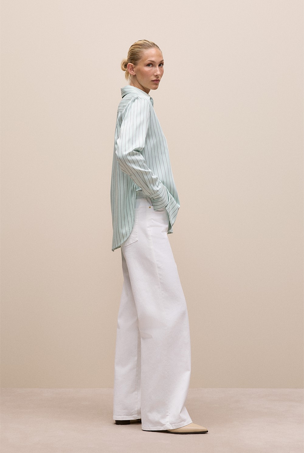 Soft Stripe Long Sleeve Shirt