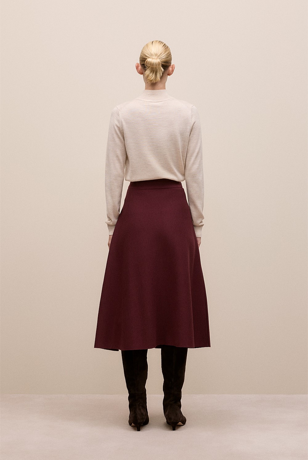 Merino Milano Knit Skirt