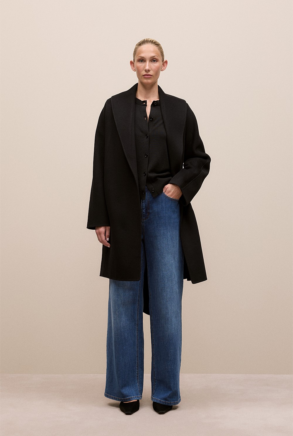 Merino Classic Crew Cardigan