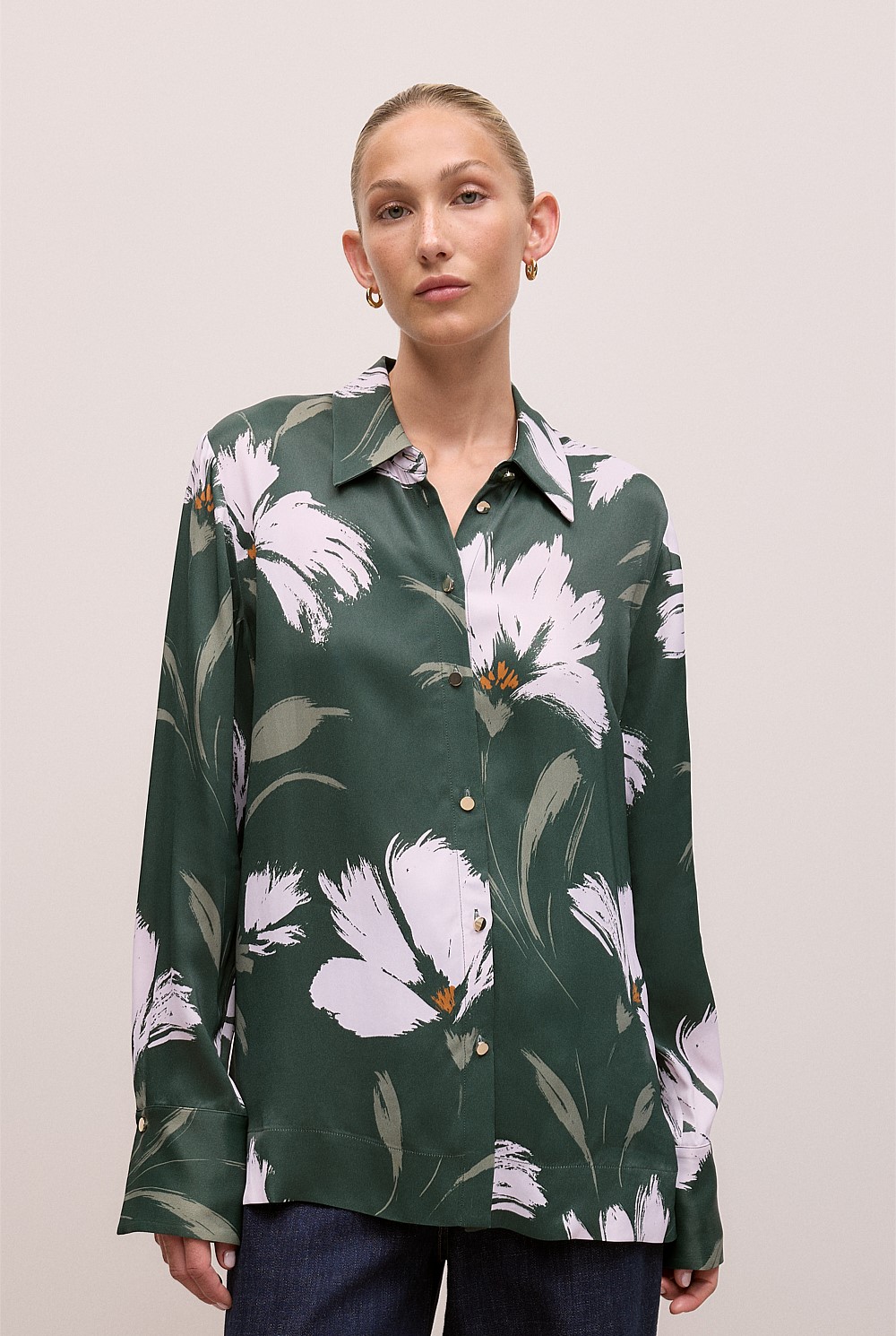Wilda Satin Shirt