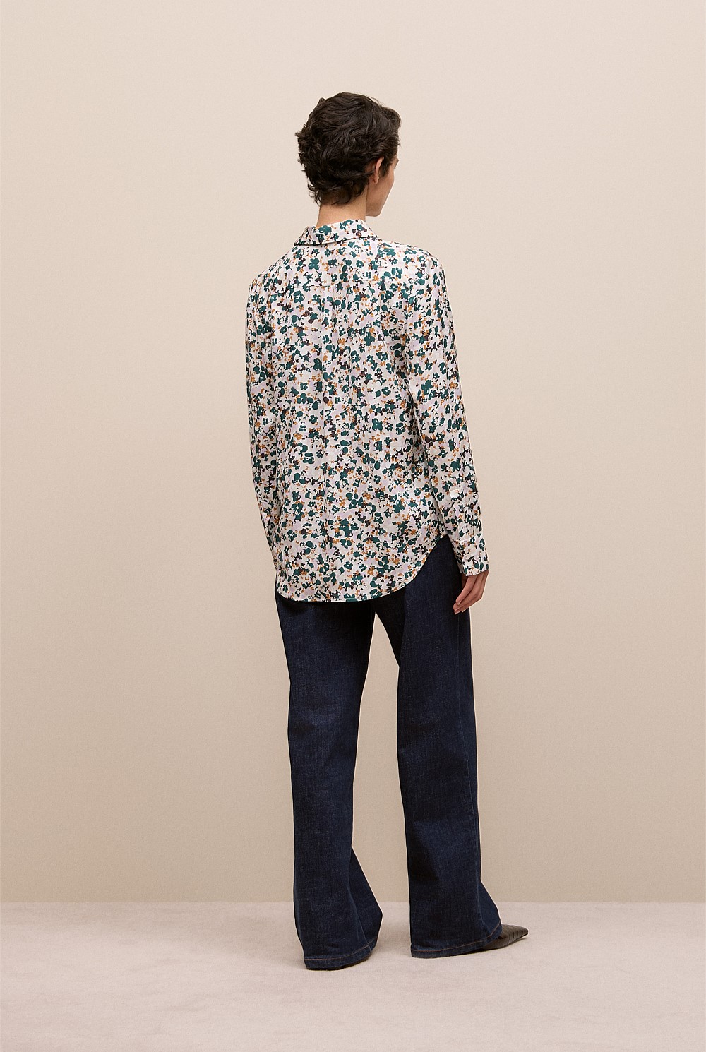 Liora Floral Mini Twill Shirt