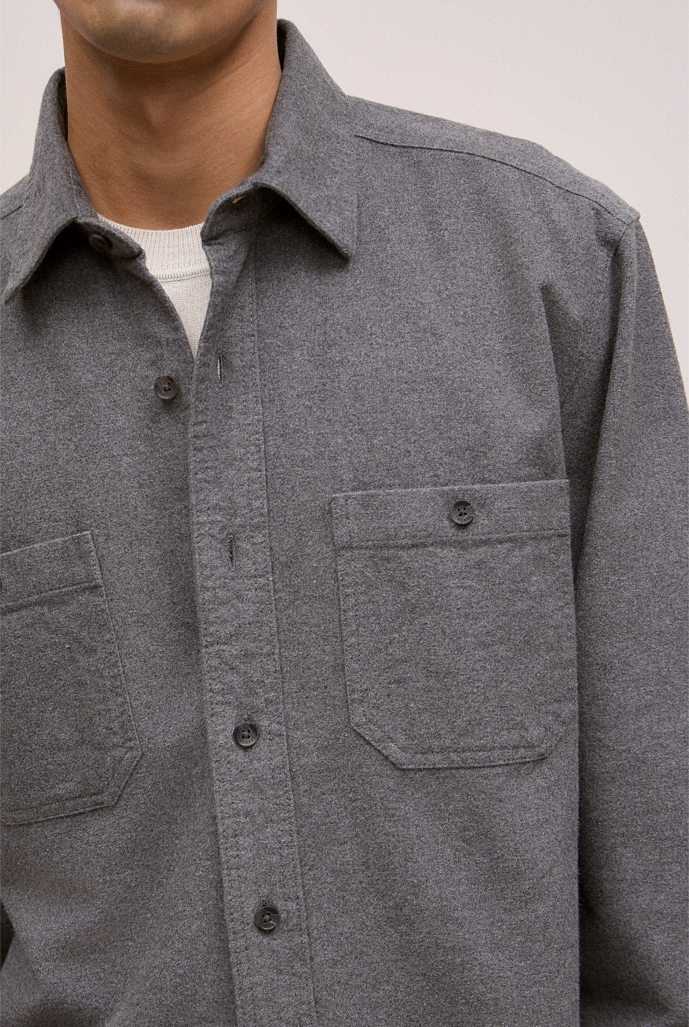 Brushed Cotton Overshirt