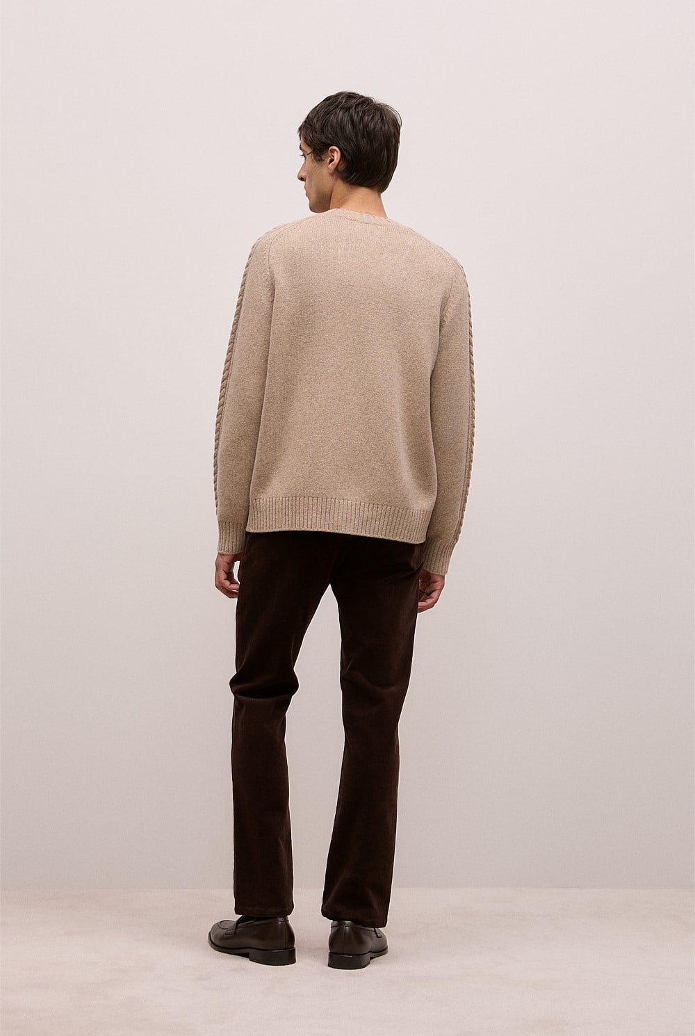 Merino Cable Detail Cardigan