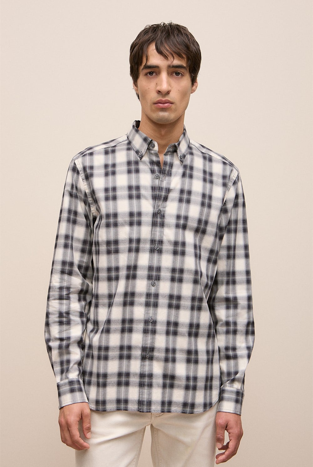 Ombre Check Shirt