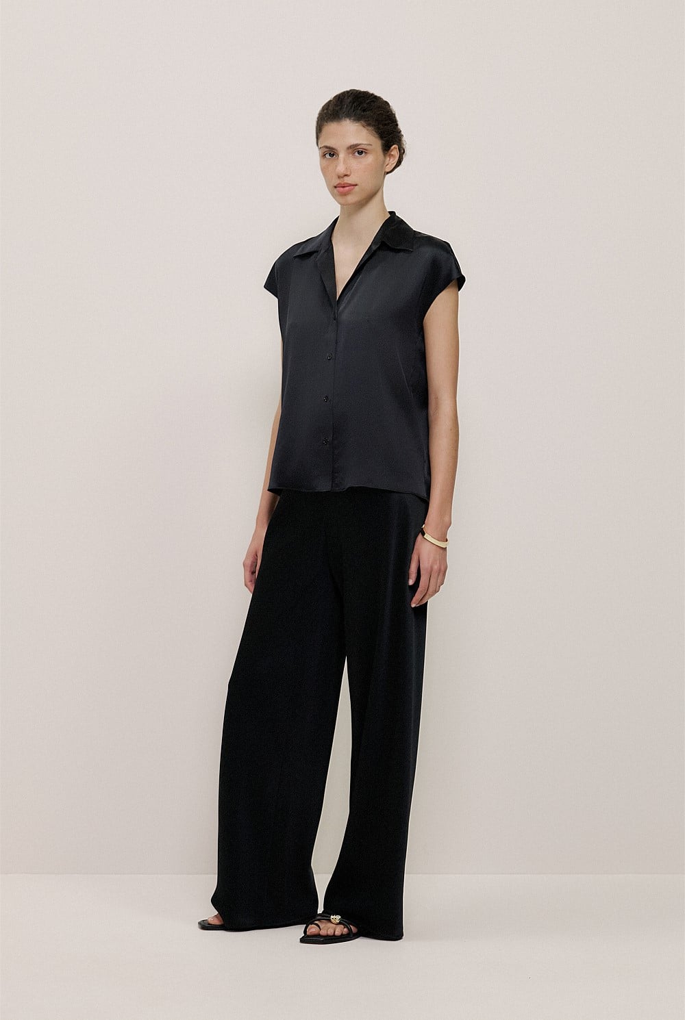 Satin Bias Cut Pant
