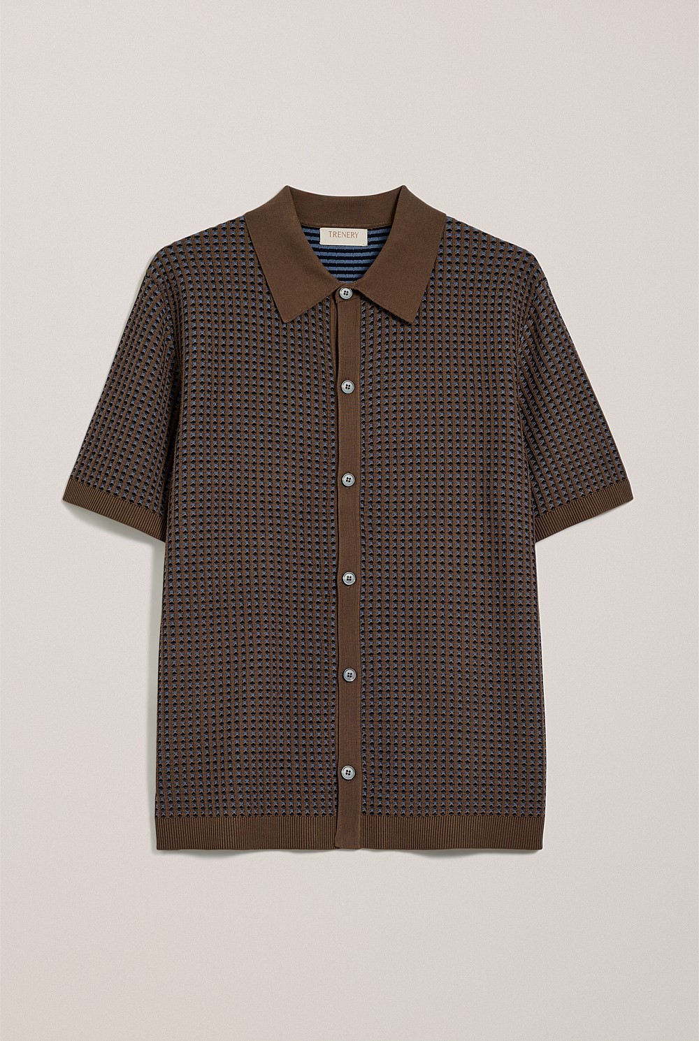 Jacquard Geo Knit Shirt