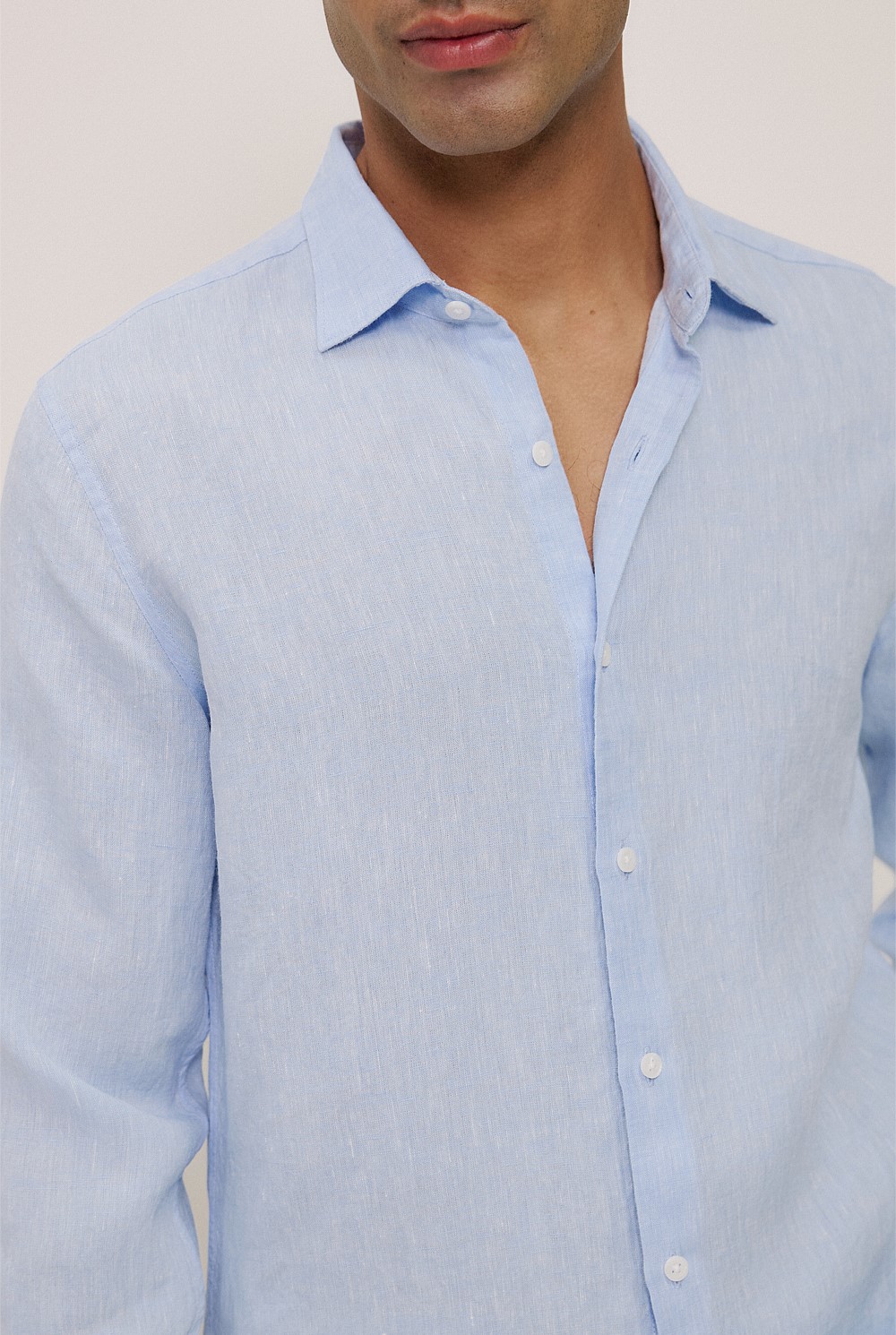Tailored Fit Delave Linen Shirt