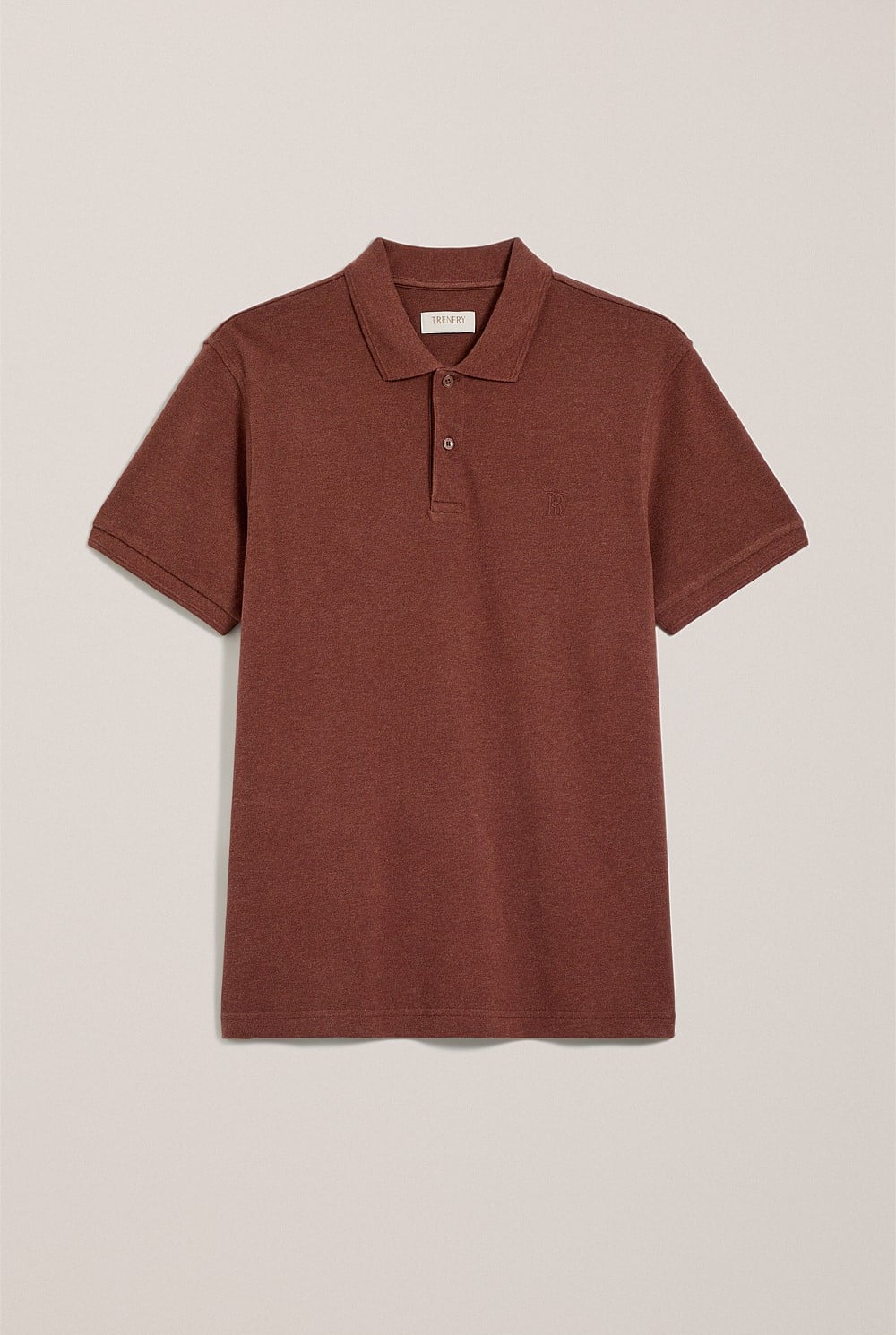 Pique Marle Monogram Polo