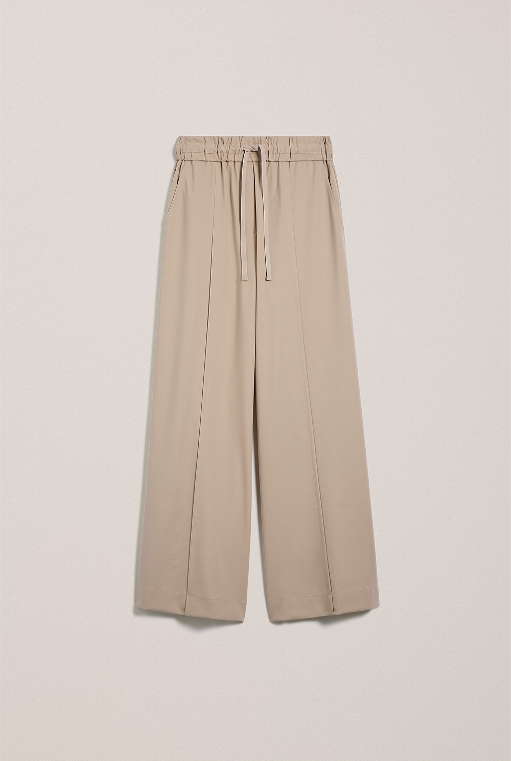 Ponte Wide Leg Travel Pant