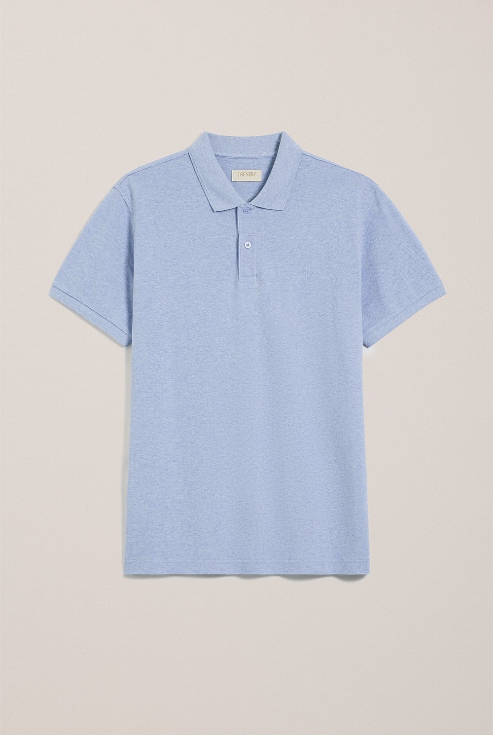 Pique Marle Monogram Polo