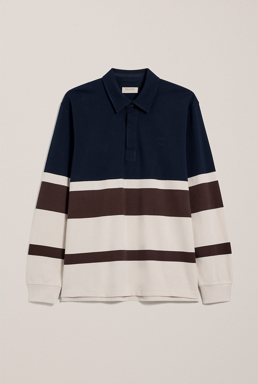 Bold Stripe Monogram Rugby