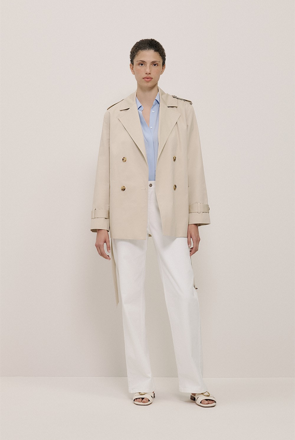 Silk Concealed Placket Shirt