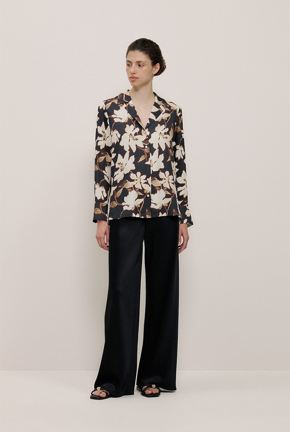 Calais Modal Camp Collar Shirt