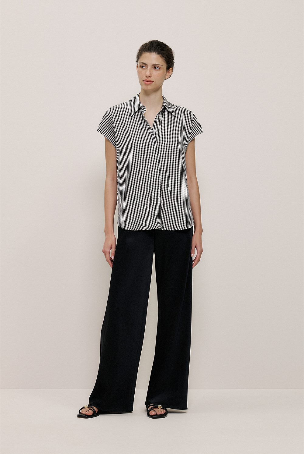Gingham Short Sleeve Shirt