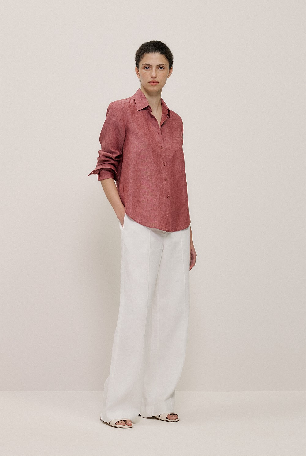 End on End Linen Classic Shirt