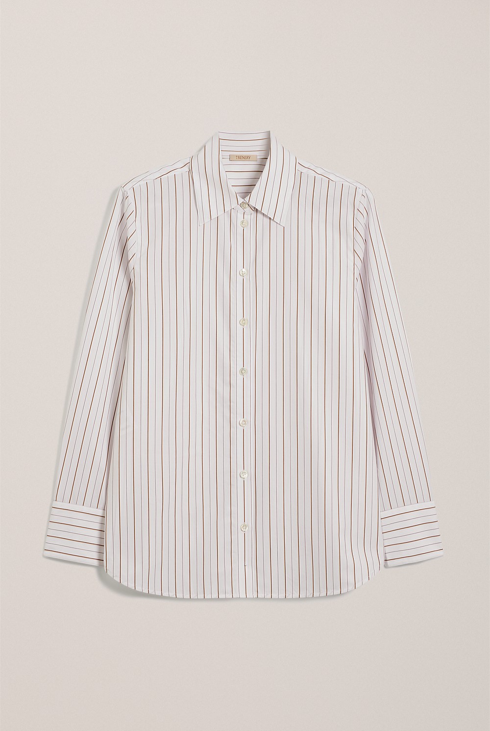 Yarn Dyed Poplin Stripe Shirt