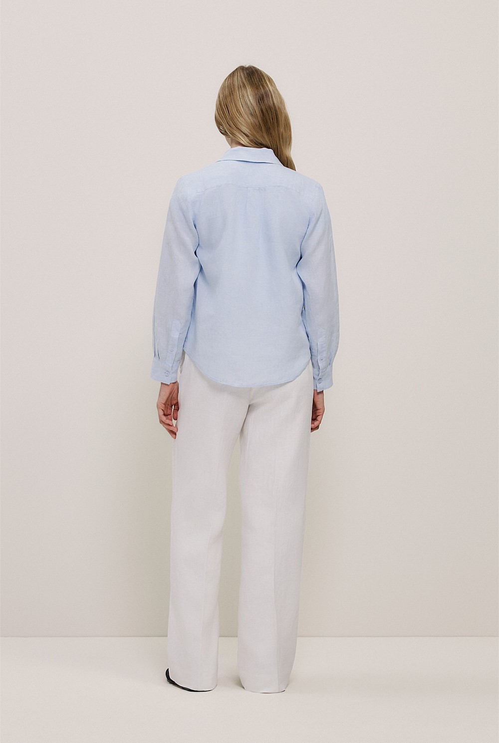 Yarn Dyed Linen Classic Shirt