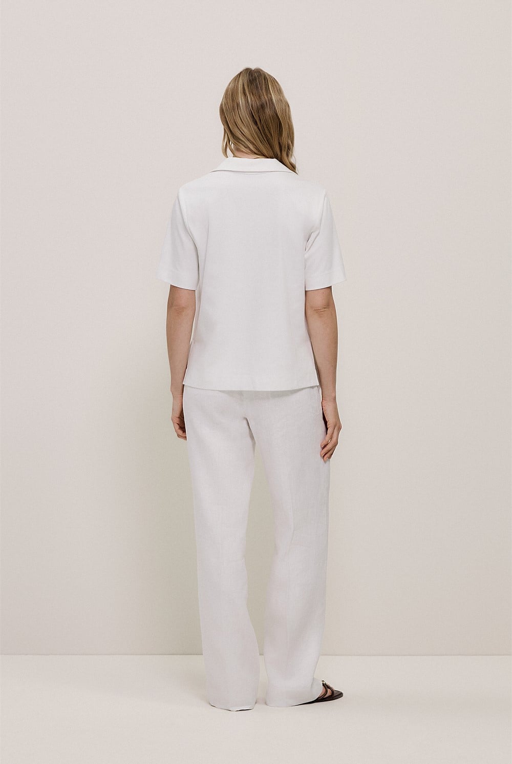 Modal Cotton Collared T-shirt