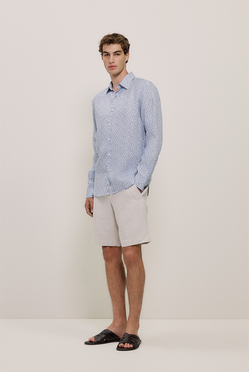 Heath Linen Long Sleeve Shirt