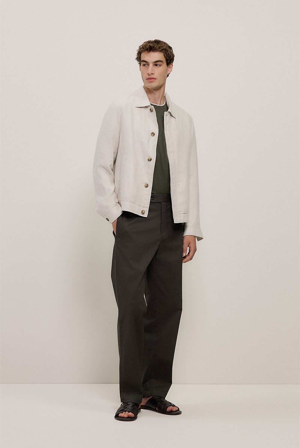 Mercerised Cotton Layered T-shirt