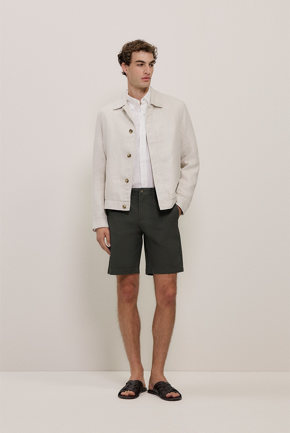 Cotton Twill Chino Short