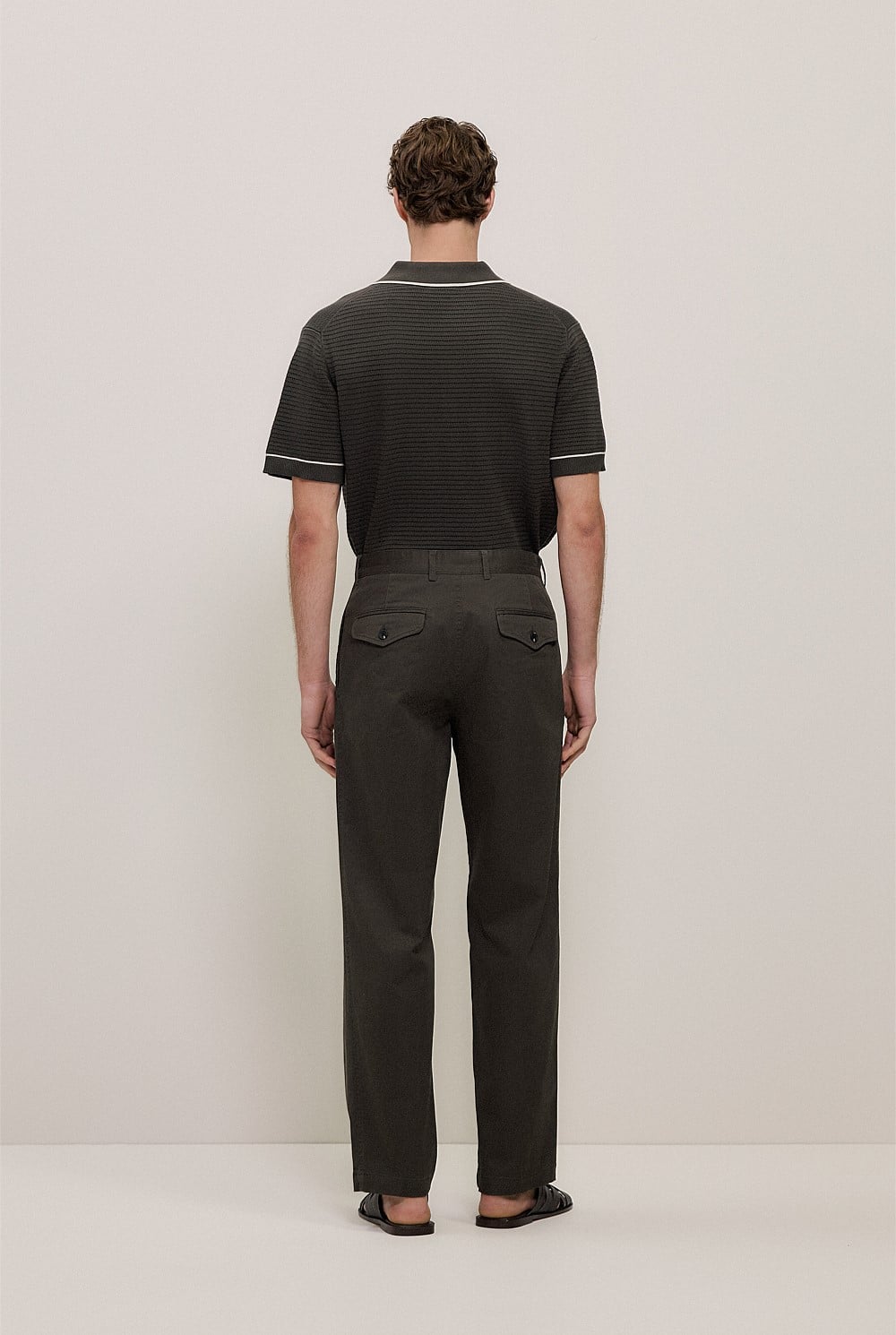 Cotton Twill Tailored Pant