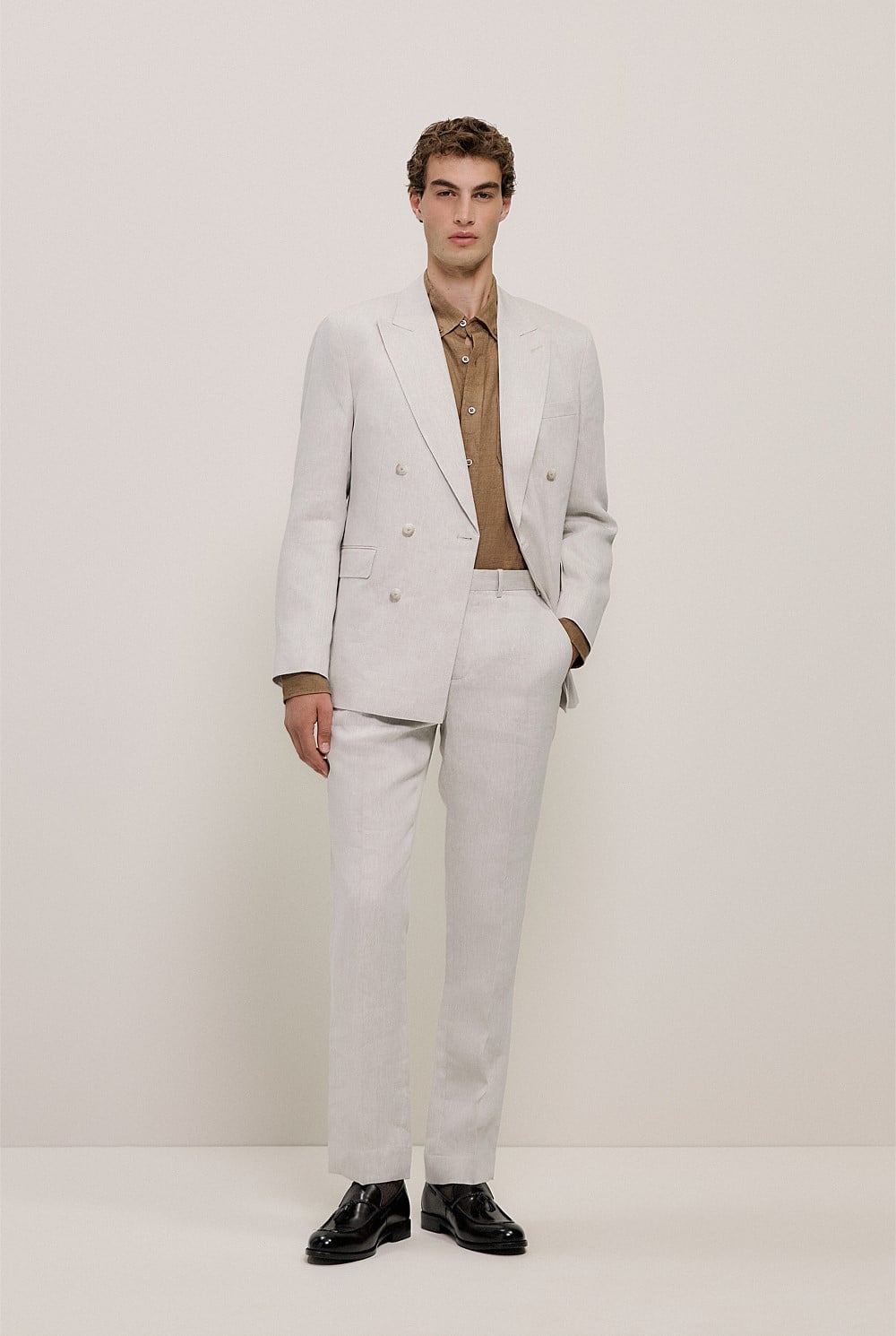 Regular Fit Delave Linen Shirt
