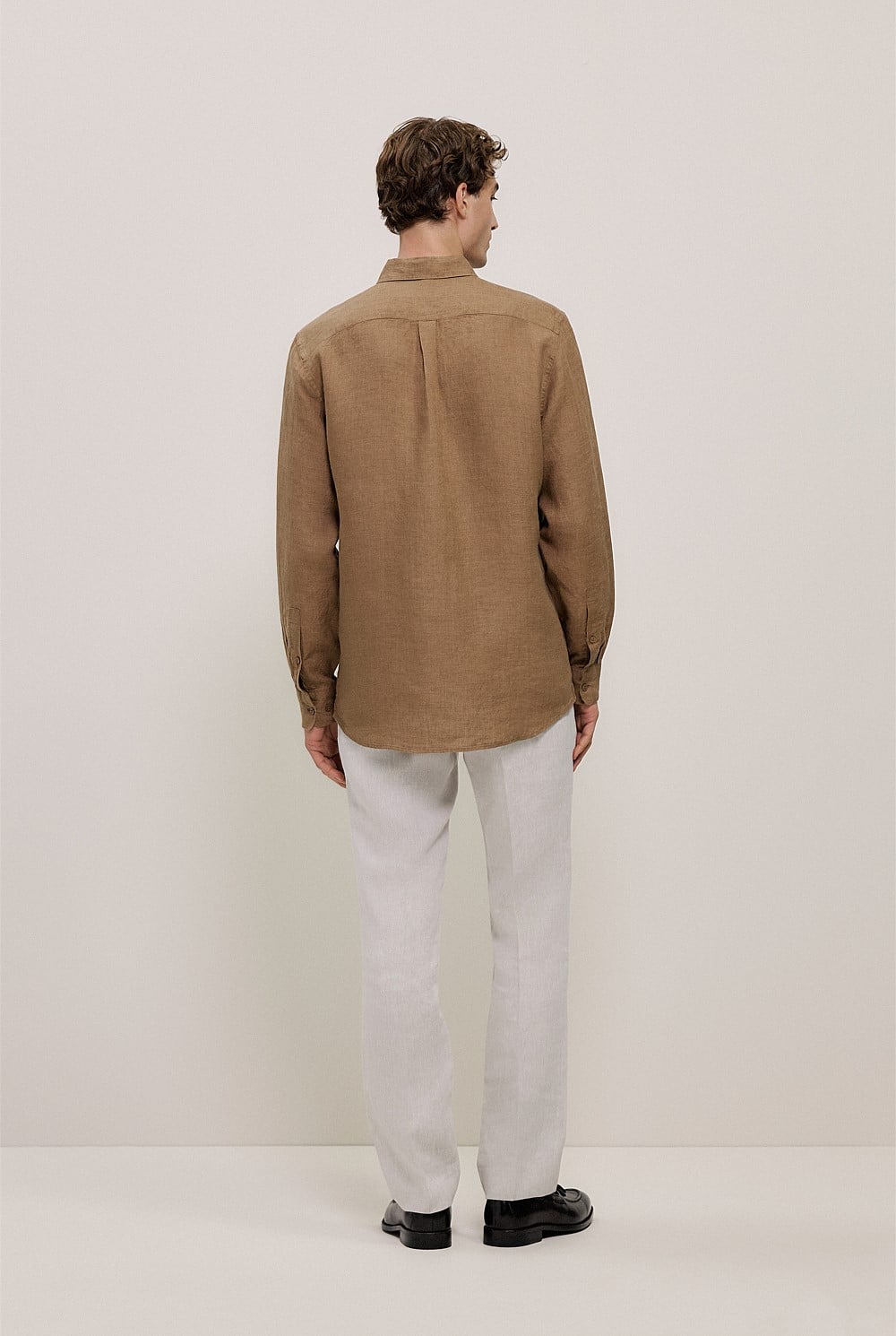 Regular Fit Delave Linen Shirt