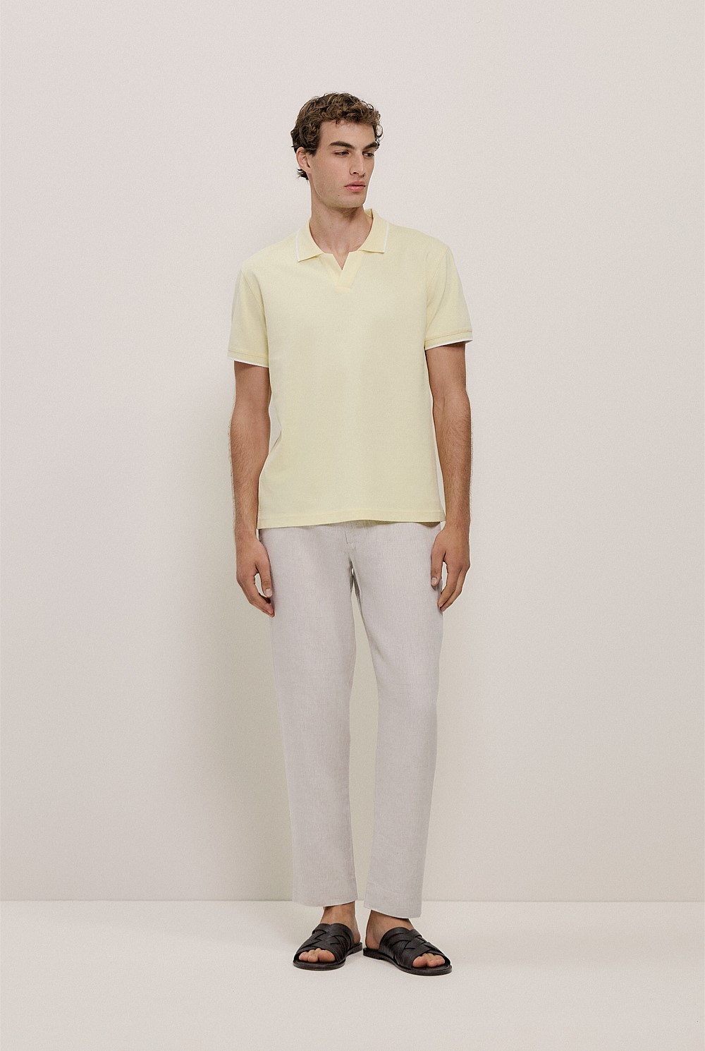 Mercerised Cotton Pique Polo