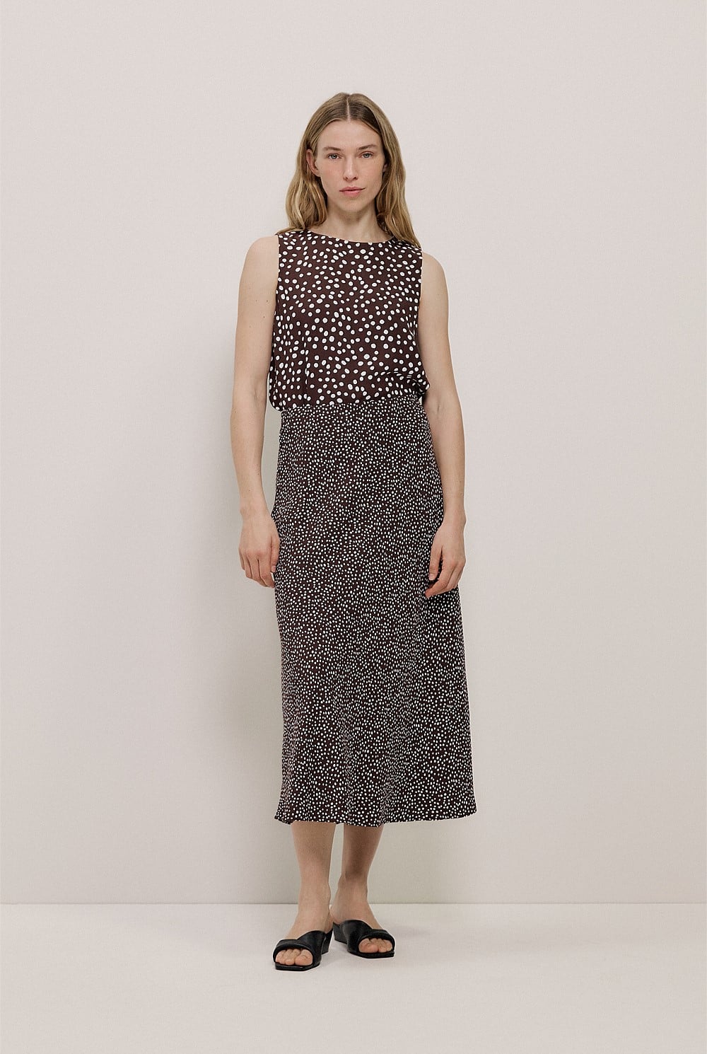 Elorie Bias Slip Skirt