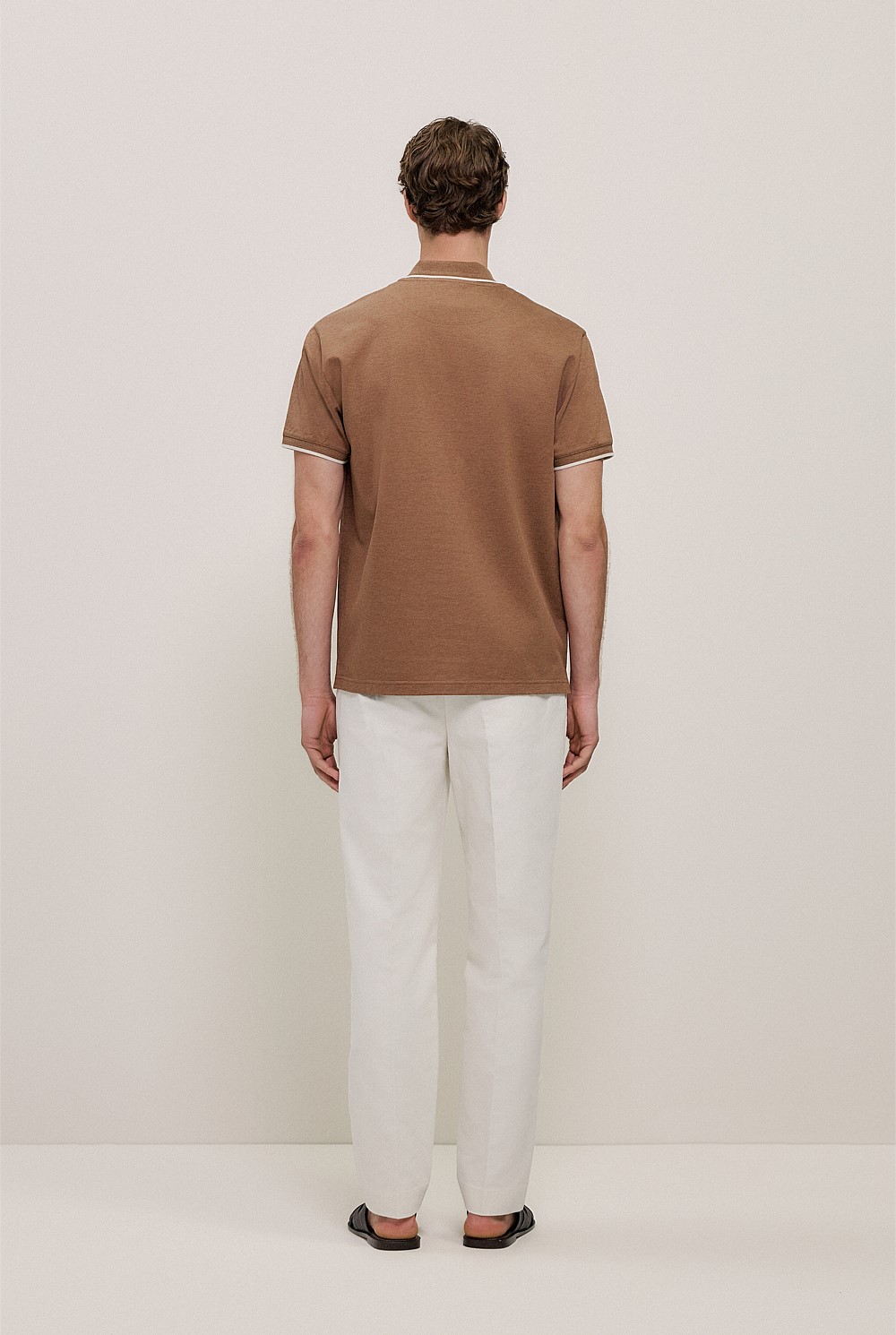 Mercerised Cotton Pique Marle Polo