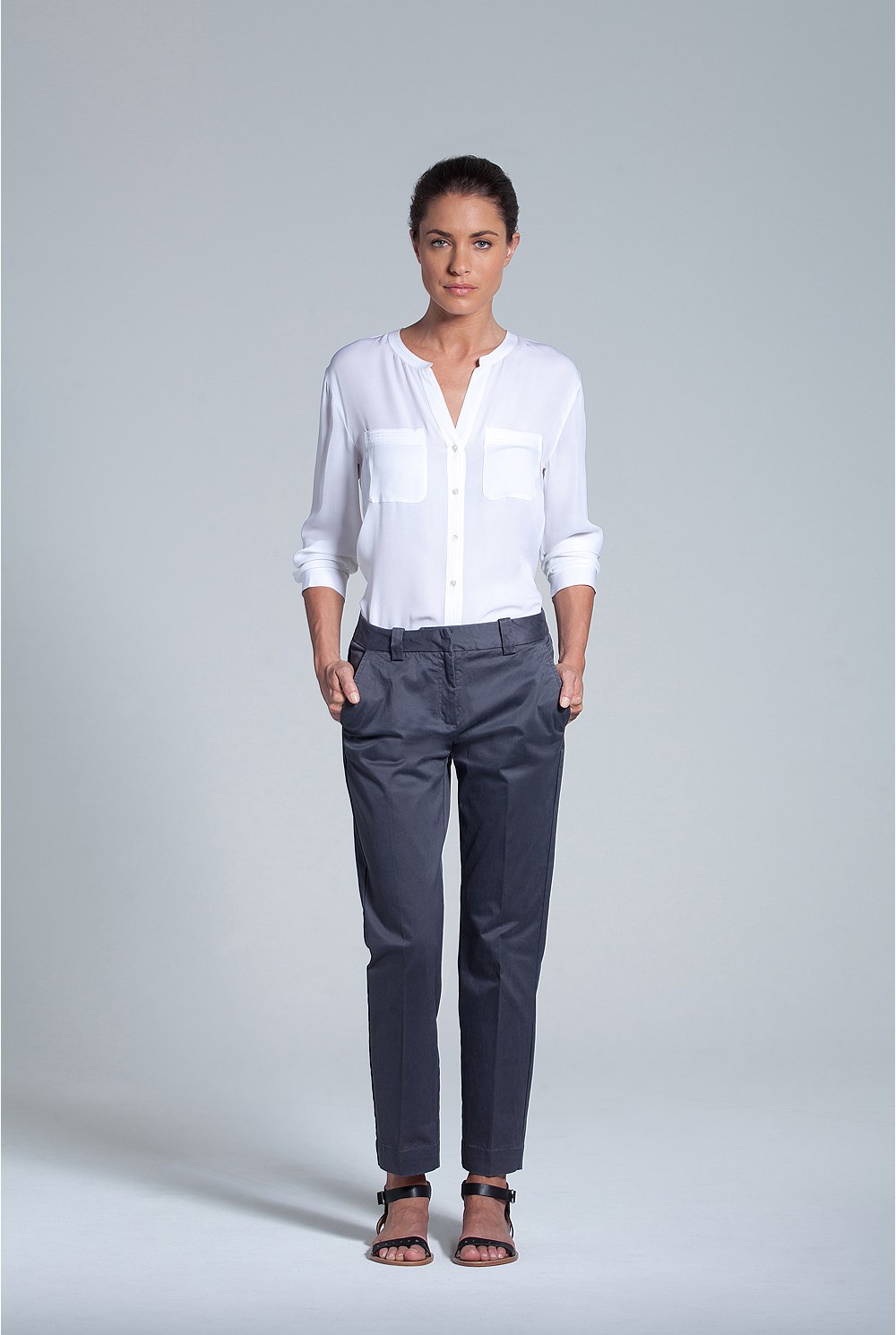 Clean Sateen Pant